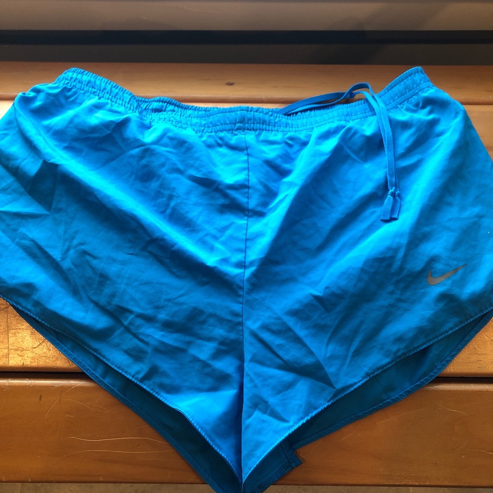 Nike split hip running shorts